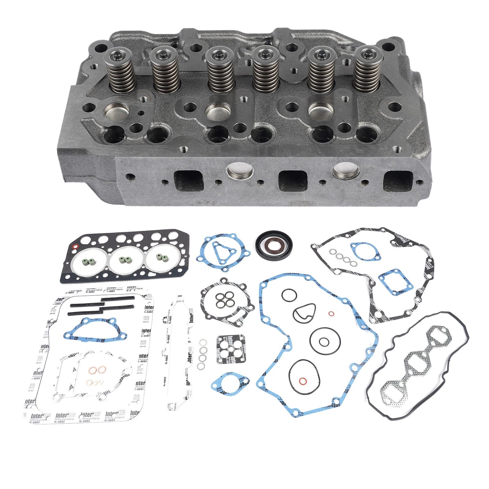 Complete Cylinder Head and Gasket Set for Mitsubishi S3L S3L2