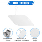 Tow Hook Eye Hole Cap for Mercedes-Benz E350 (2010–2013) White