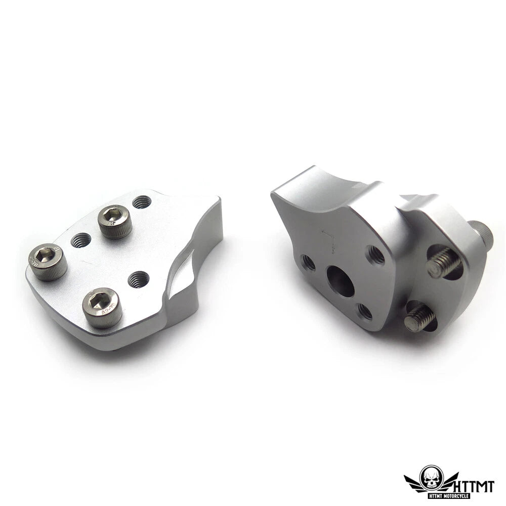 1 Inch Front Silver Handlebar Riser Spacers Kit for Yamaha FJR1300 (2001–2005)
