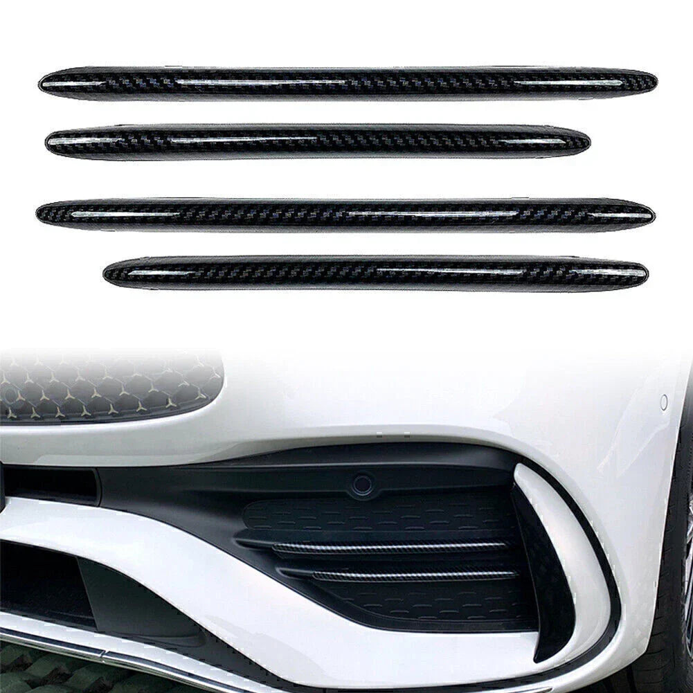 4pcs Front Bumper Splitter Fins Spoiler Canards for Mercedes C-Class (2015-2021)