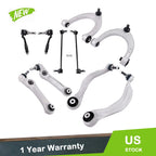 Set of 10 Front Control Arms & Ball Joint Assembly Sway Bar Link for BMW 528i 535d 535i
