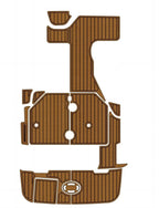 Swim Platform Cockpit Pads for Sea Ray 240 Sundancer (2001) - EVA Teak Flooring Mat