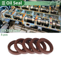 Set of 5 Oil Seal Rotary Shaft Seal FKM Rubber 27x35x7mm