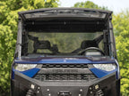 SuperATV powered flip windshield for Polaris Ranger XP 1000 / 900 / 570 (2015–2023)