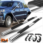 Set of 2 Oval Side Step Nerf Bars for Silverado/Sierra (2019–2021)