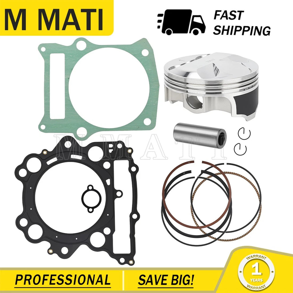 Top End Gasket & Piston Kit 100mm STD for Yamaha Raptor Rhino Grizzly 660