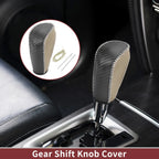 1 Pc Gear Shift Knob Cover for Ford Fiesta (2009–2012) Black Beige