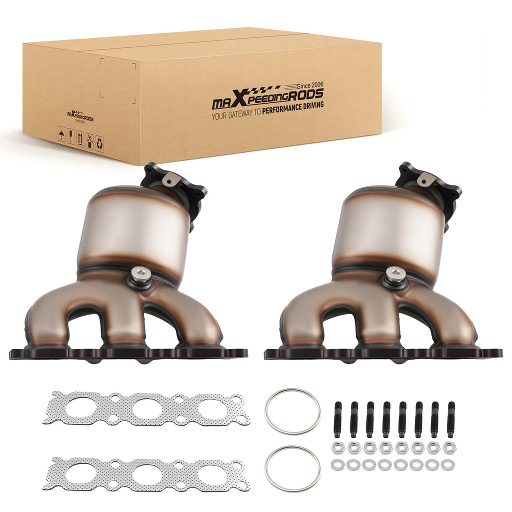 Set of 2 Catalytic Converters for Land Rover LR2/Volvo XC70 3.2L (2008–2012)