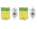 Set of 2 Fuel Filters for Mercedes-Benz W114 W140 W210 W202 (Mann WK831)
