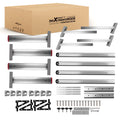 2Pcs Adjustable Aluminum Truck Bed Ladder Rack for