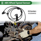 ABS Wheel Speed Sensor No. 5632068K00 for Suzuki Alto V (2008–2014)
