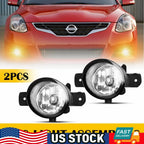Fog Light Lamps Assembly with H11 Halogen Bulbs for Nissan Altima (2002–2006)