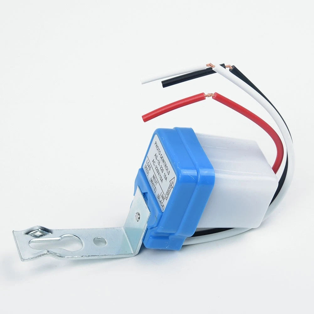 LED Lamp Street Light Sensor Auto-On/Off Photocell Switch for AC 220V 10A