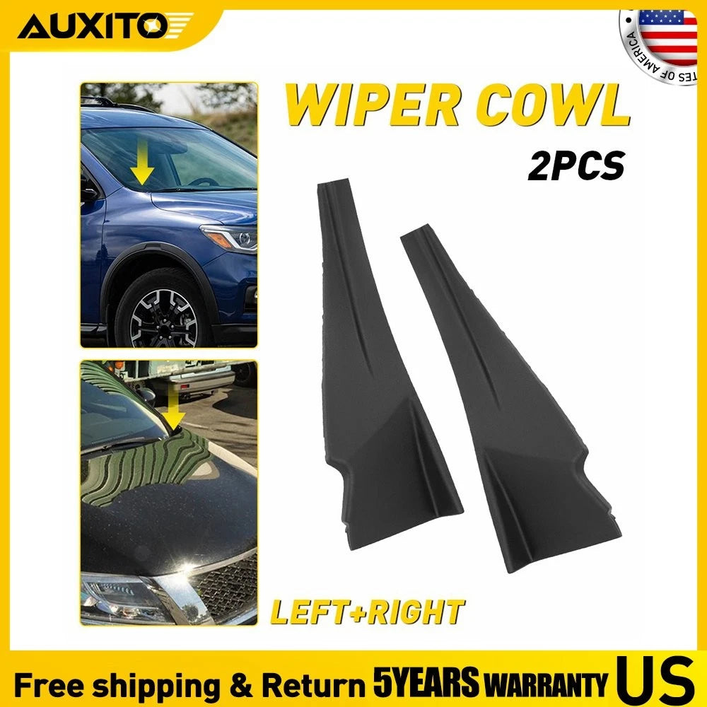 2PC Wiper Cowl Extension Trim 66895-3KA0A for Nissan Pathfinder (2013–2020)