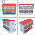 Nesting Box for Chicken (Red, Roll Away, 6 Holes)