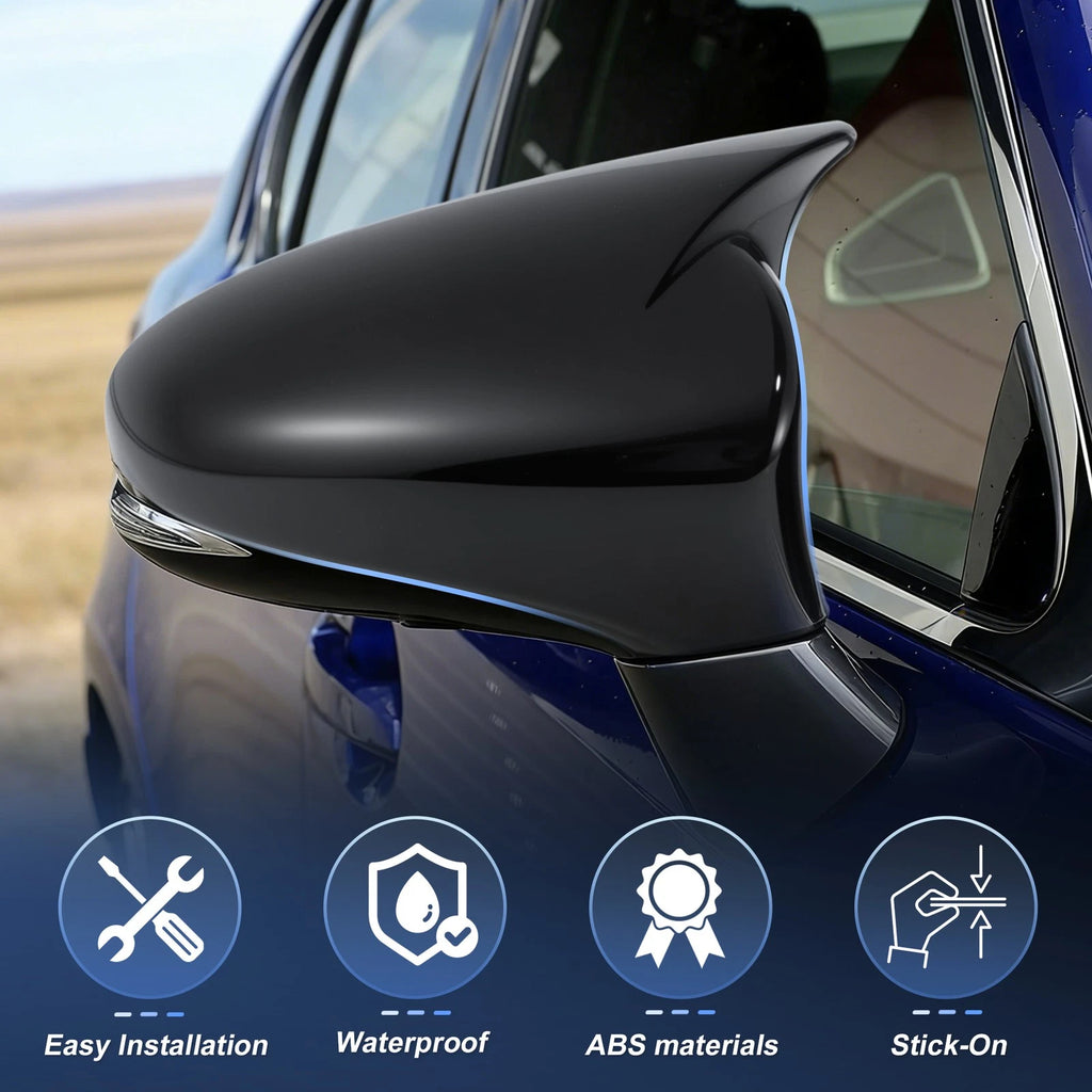 Black Wing Mirror Cap Cover for Lexus IS200t IS300 IS350 (2013–2020)