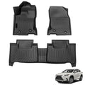 Set of 4 TPE Rubber Floor Mats for Lexus NX200t/NX300h (2015–2021)