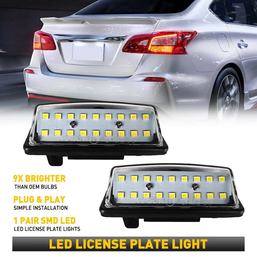 Rear LED License Plate Light Kit for Nissan Altima/Sentra/Maxima