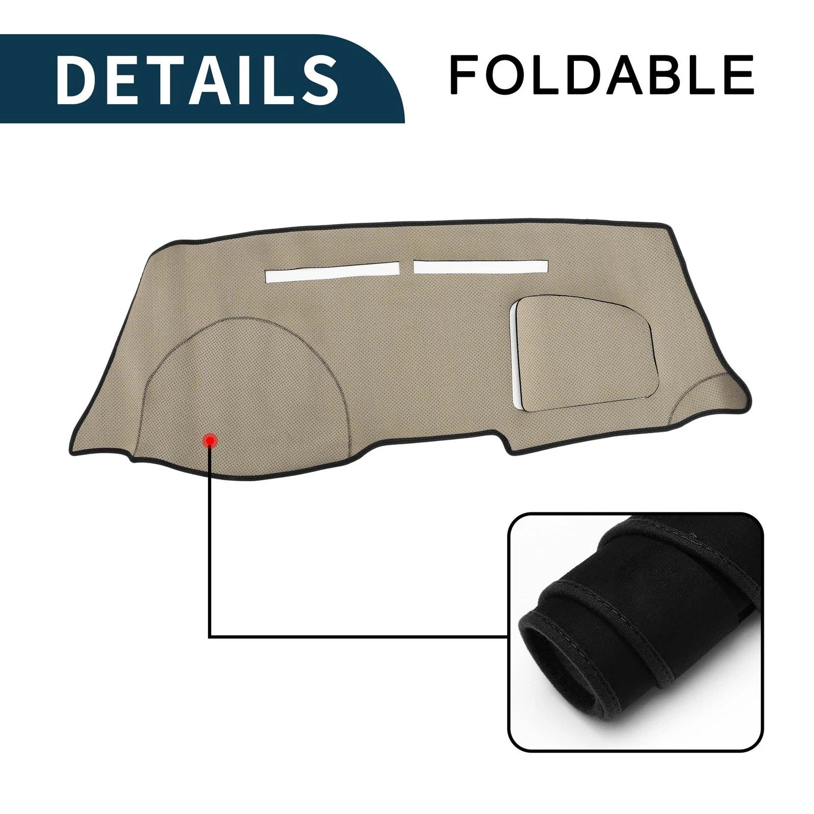 Dashboard Dash Cover Mat for Nissan Note E12/HE12/NE12 (2013–2020) Black