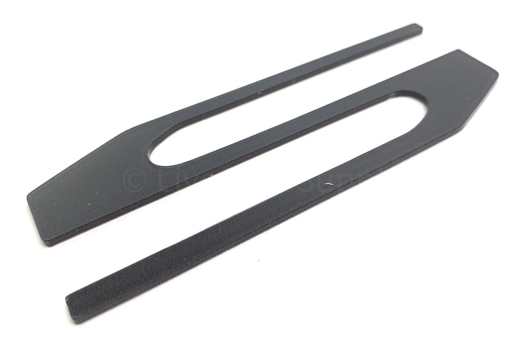 Tailgate Insert Letters Premium Charcoal Gray for 2020-2022 Ford Super Duty