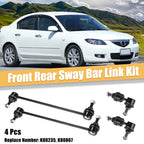 Set of 4 Sway Bar Stabilizer End Links for Mazda 3 (2004–2013) No.K80235/K80867