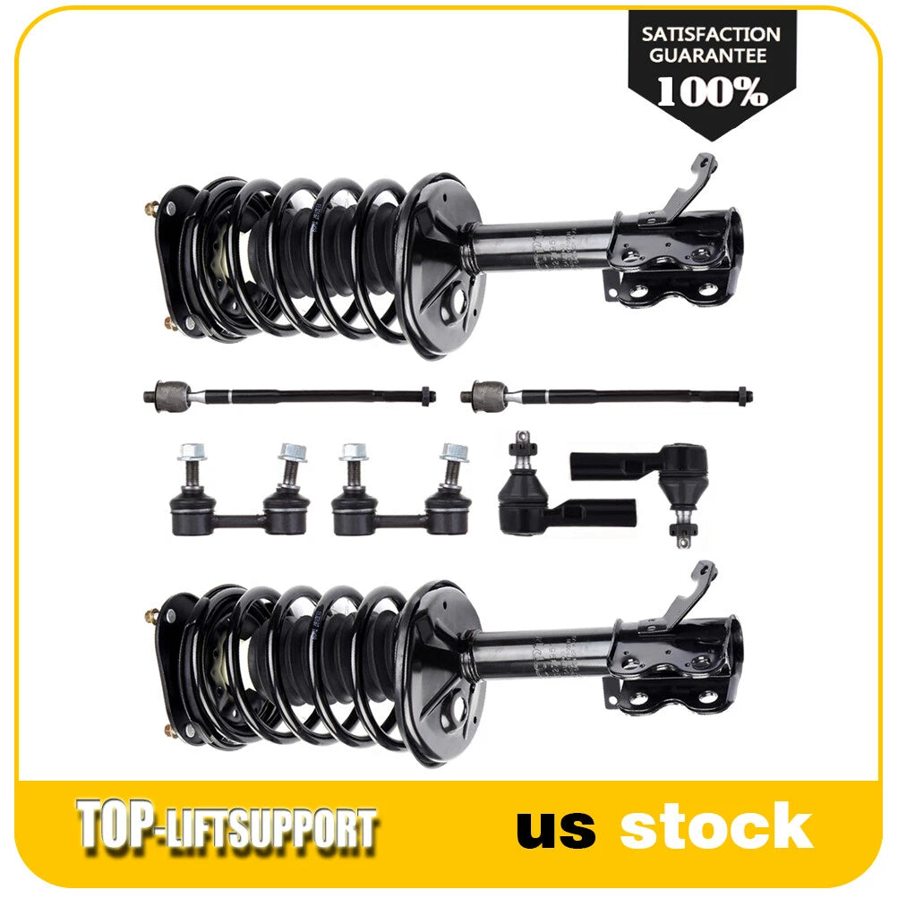 Complete Struts and Tie Rod End Link for Toyota Corolla (1993–2002)