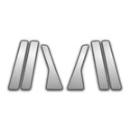 Chrome Pillar Post Covers Set for 2009–2013 Subaru Forester