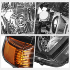 Left Side Chrome Housing Headlight for Ford Expedition (2015–2017)