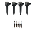 Set of 4 Ignition Coils & Denso Iridium TT Spark Plugs for Camry RAV4 (2007–2020)