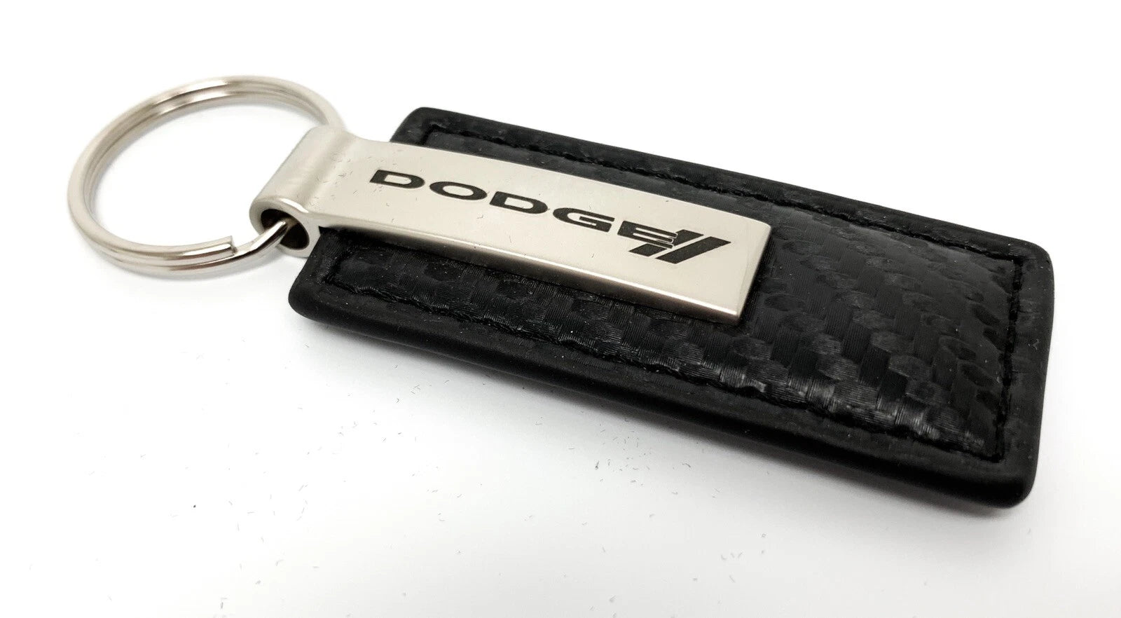 Key Chain with Laser Engraved Dodge Emblem for Dodge Charger (2015–2023)