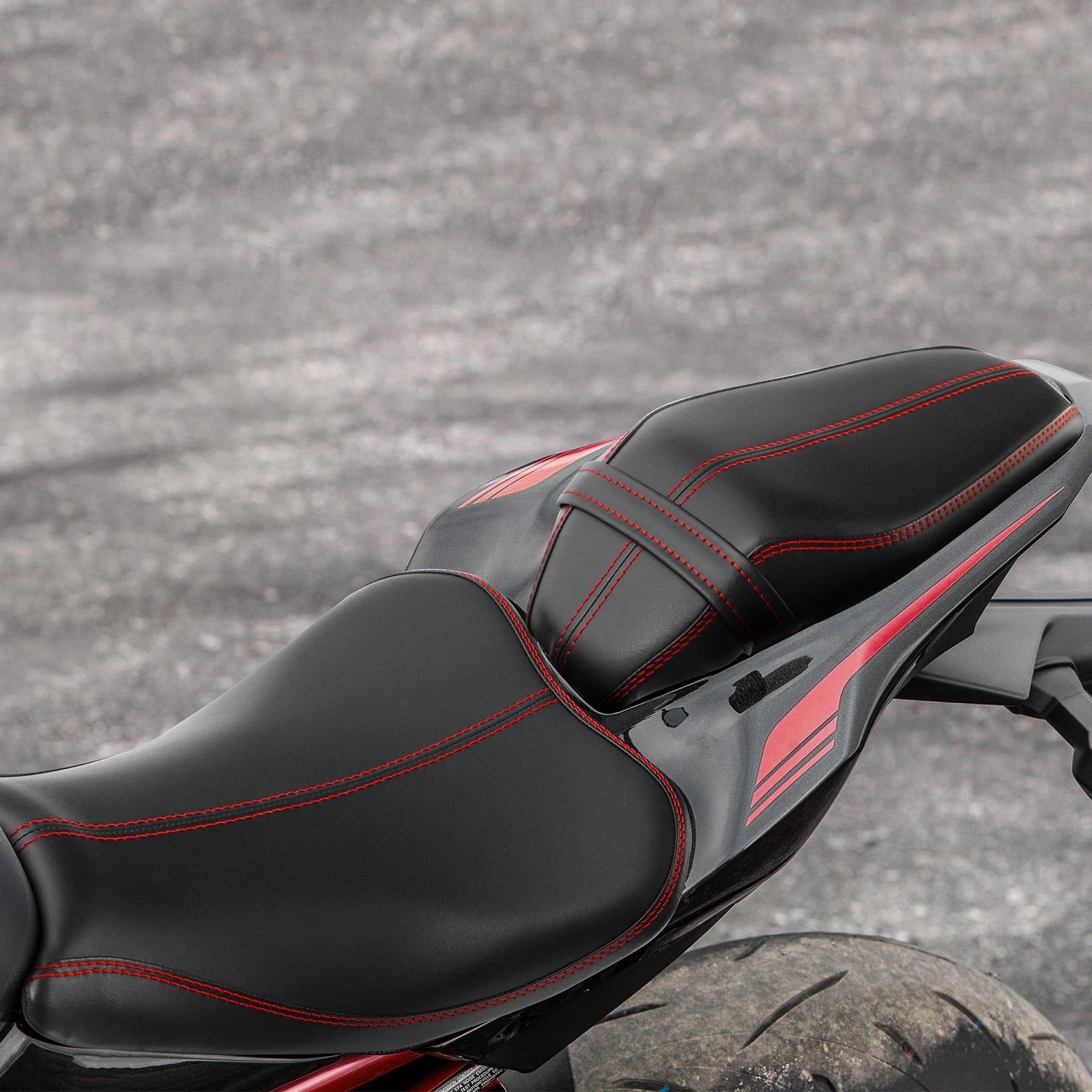 Seat Pad Cushion for Kawasaki Z900 ZR900 (2017–2023) Black