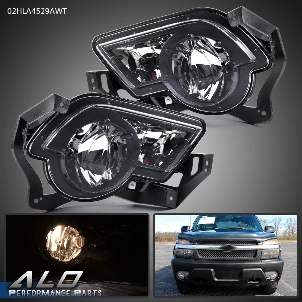 Fog Lights for Chevy Avalanche 1500 2500 (2002–2006) with Brackets