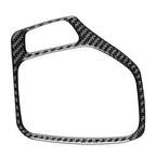 Black Carbon Fiber Gear Shift Panel Cover Trim for Jeep Cherokee (2014-2018)