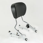 Chrome 4 Point Docking Kit Backrest Sissy Bar Pad for Harley Touring (2014–2023)