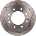 Front Drilled Slotted Brake Rotors for GMC Savana 2500 (2021–2024)