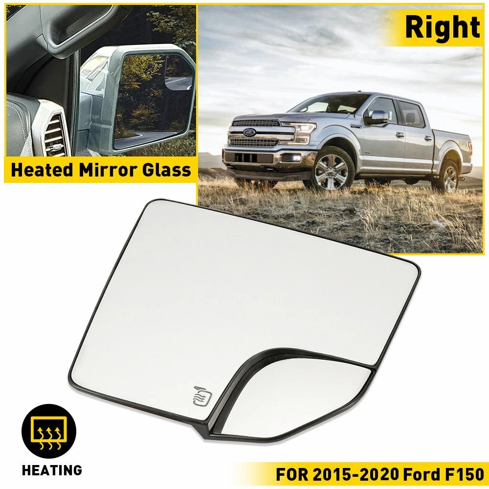 Heated Rear View Mirror Glass for Ford F-150 (2015–2020) FL3Z17K707A