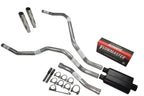 Dual Exhaust System for Nissan Titan (2004–2006) 2.5 Inch Rolled Clamp