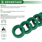 Set of 5 Oil Seal Rotary Shaft Seal 12x18x6mm High Pressure Green for Various Models