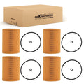 4X Oil Filter Kit for Mercedes Sprinter 2500 3500 (2010–2017) HU821x 6421800009