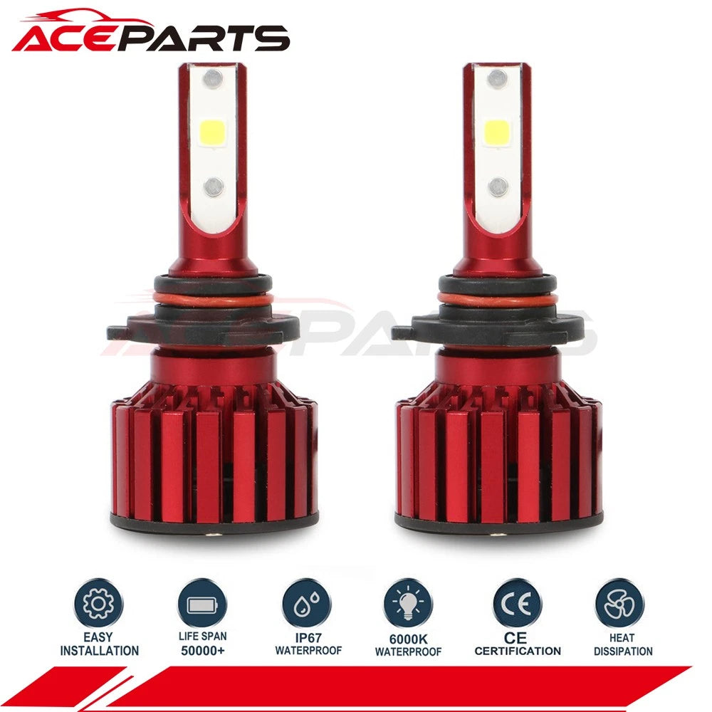 Set of 2 LED Fog Bulbs for Total Car (9006 HB4 1855W 278250LM 6000K)