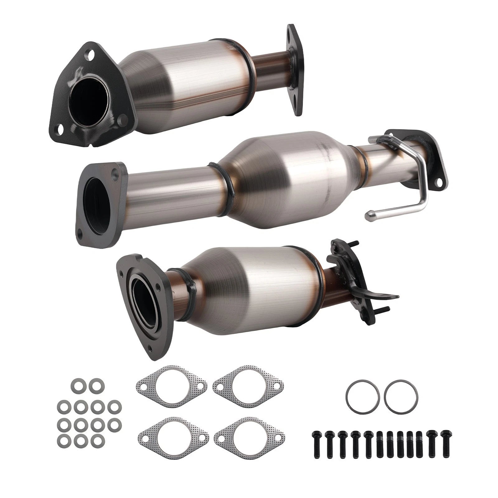 Set of 3 Catalytic Converters for Chevrolet Traverse GMC Acadia (2007–2017)