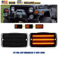 Dynamic LED Front Side Marker Bumper Signal Light for Jeep Wrangler TJ (1997–2006)