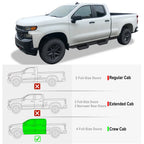 Wheel to Wheel Black Drop Step for Silverado Sierra Crew Cab (2019-2026)