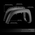 Set of 2 Fender Flares for Toyota Tacoma (2016–2023) OE Style Matte