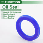 Set of 5 Oil Seal Rotary Shaft Seal 32x45x6mm High Pressure for Automotive