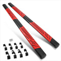 Set of 2 Black Oval Nerf Bars for Toyota Tundra CrewMax (2007–2021)
