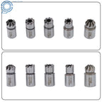 7pcs Diesel Injector Seat Cutter Tool for Universal Applications