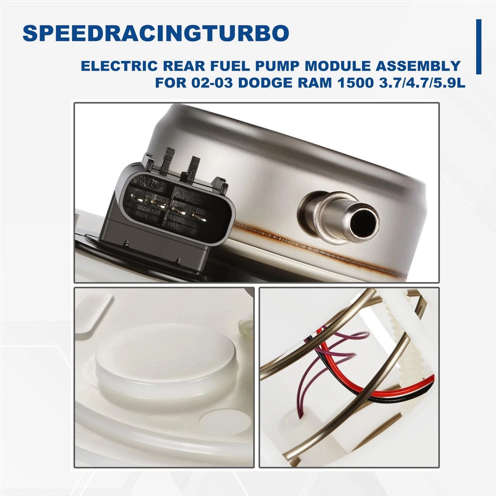 Electric Rear Fuel Pump Module Assembly for Dodge Ram 1500 (2002–2003)