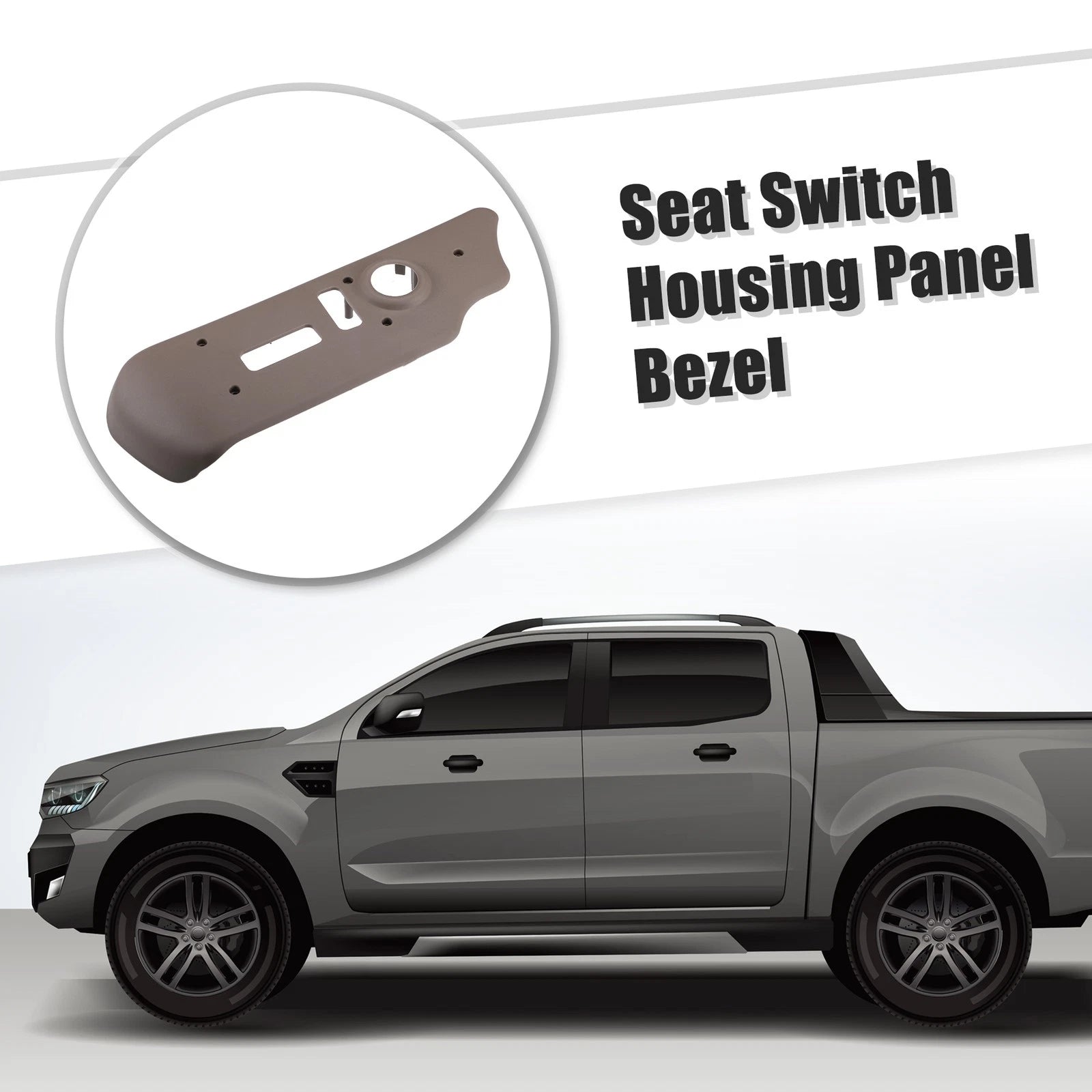 Front Left Seat Switch Housing Trim Bezel for Chevrolet Suburban (2007–2014)