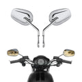 Chrome Rear View Mirrors for Harley Davidson Touring Road King Electra Glide